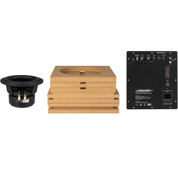 Main product image for Hi-Output Powered Dayton Audio Reference 8" Mini Subwoofer Kit 300 Watts300-7328
